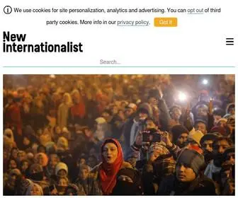 Newint.org(New Internationalist) Screenshot