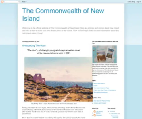 Newisland.net(The Commonwealth of New Island) Screenshot