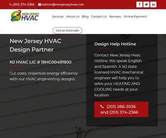 Newjerseyhvac.net(License HVAC Contractor in Bergen County New Jersey) Screenshot