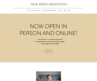 Newjerseymeditation.org(New Jersey Meditation) Screenshot