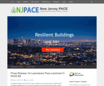 Newjerseypace.org(Property Assessed Clean Energy) Screenshot