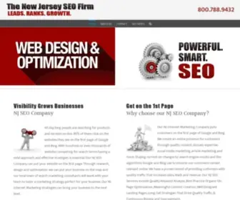 Newjerseyseofirm.com(Web design and search marketing for small business. Best practice SEO strategies) Screenshot