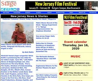 Newjerseystage.com(New Jersey arts and entertainment news) Screenshot