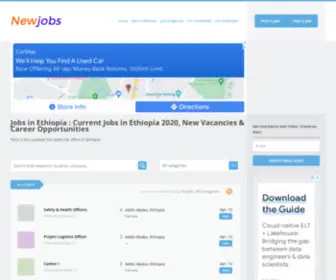 Newjobsethiopia.com(Ethiopia Jobs) Screenshot