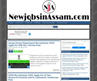 Newjobsinassam.com(Assam Job News Daily Updated) Screenshot