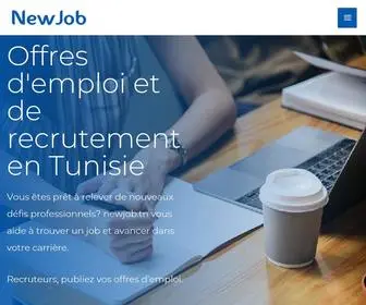 Newjob.tn(Offres D'emploi Et Recrutement En Tunisie) Screenshot