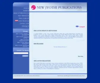 NewjYothipublication.com(New Jyothi Group of Institutions) Screenshot