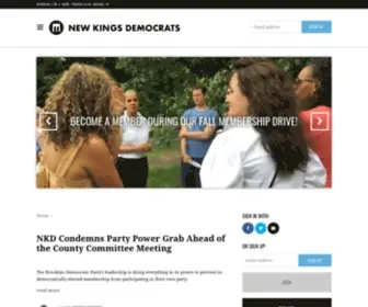 Newkingsdemocrats.com(New Kings Democrats) Screenshot