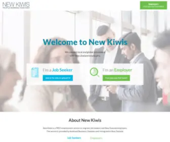 Newkiwis.co.nz(New Kiwis) Screenshot