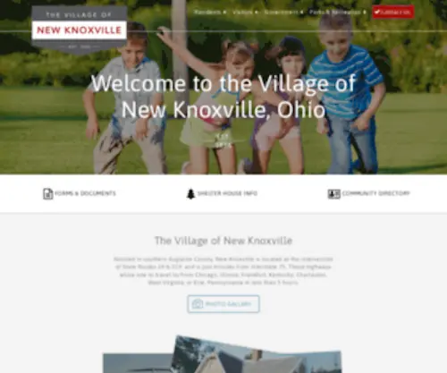 Newknoxville.com(Village of New Knoxville) Screenshot