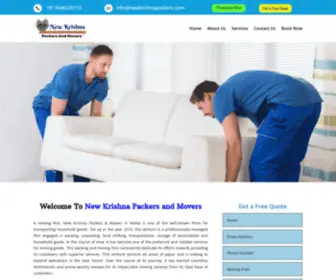 Newkrishnapackers.com(New Krishna Packers And Movers) Screenshot