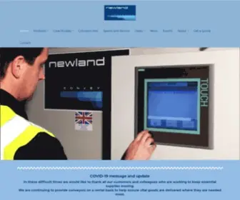 Newland-Conveyors.com(Newland Conveyors) Screenshot