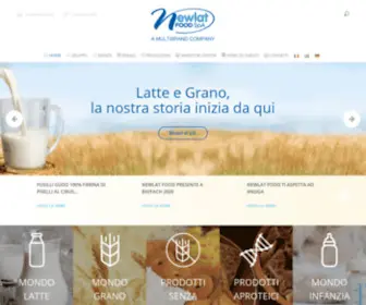 Newlat.eu(A multibrand company) Screenshot