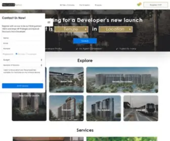 Newlaunchportal.com.sg(Singapore #1 New Launch Portal (Updated)) Screenshot