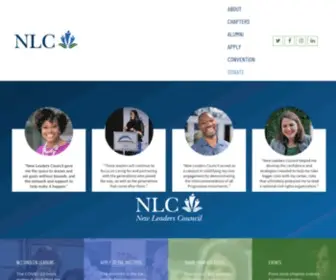 Newleaderscouncil.org(New Leaders Council is a 501(c)(3)) Screenshot