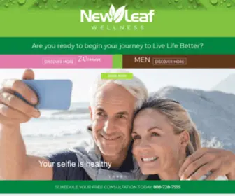 Newleafcenters.com(New Leaf Wellness) Screenshot