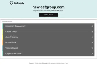 Newleafgroup.com(New Leaf Consulting Group) Screenshot