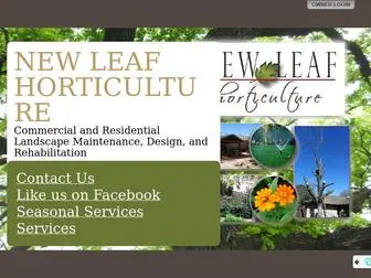 Newleafhort.com(NEW LEAF HORTICULTURE) Screenshot