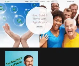 Newleafhyperbarics.com(New Leaf Hyperbarics) Screenshot
