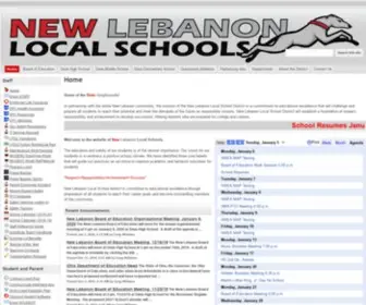 Newlebanonschools.org(New Lebanon Local Schools) Screenshot