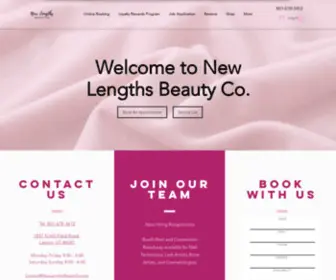 Newlengthsbeautyco.com(New Lengths Beauty Co) Screenshot