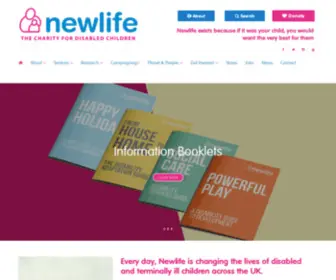 Newlifecharity.co.uk(Home) Screenshot