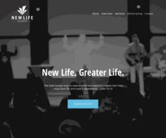 Newlifecypress.com(New Life Church) Screenshot