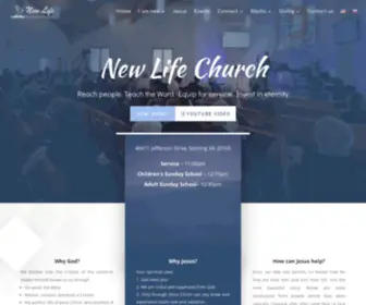 Newlifedc.org(Russian Church) Screenshot