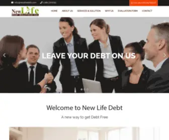 Newlifedebt.com(Newlifedebt) Screenshot