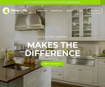 Newlifehi.com(Kitchen & Bathroom Remodeling Contractor) Screenshot