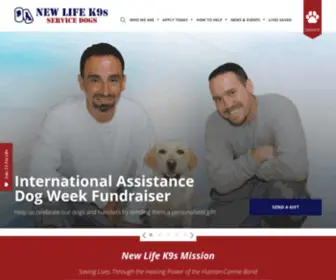 Newlifek9S.org(New Life K9s Service Dogs) Screenshot