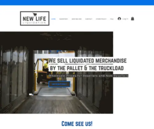 Newlifeliquidation.com(Wholesale) Screenshot