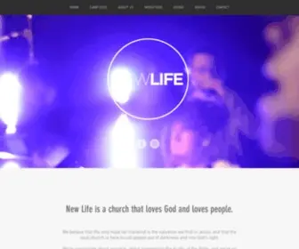 Newlifenny.com(New Life Christian Church) Screenshot