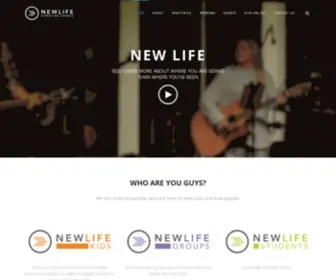 Newlifenwa.com(New Life Christian Church) Screenshot