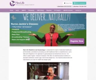 Newlifeobgyn.com(New Life OBGYN in Brooklyn and Manhattan) Screenshot