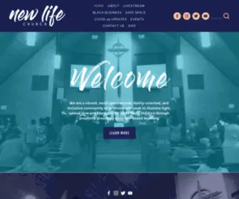 Newlifepresatl.com(New Life Presbyterian Church) Screenshot