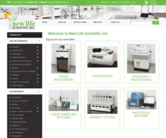 Newlifescientific.com(New Life Scientific) Screenshot