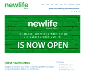 Newlifestores.co.uk(Newlife Stores) Screenshot