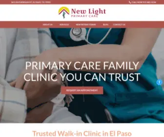 Newlightprimarycare.com(New Light Primary Care) Screenshot