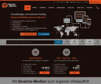 Newline-Medien.com(Startseite) Screenshot