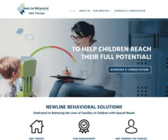 Newlinebehavioral.com(NewLine Behavioral) Screenshot