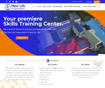 Newlo.org(New Life Organisation (NEWLO)) Screenshot