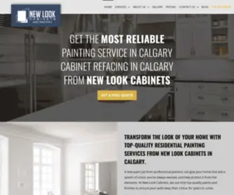 Newlookcabinets.com(Cabinet Refacing) Screenshot