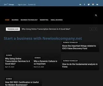 Newlookcompany.net(Start A Business With) Screenshot