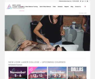 Newlooklasercollege.com(Laser Tattoo Removal Training from New Look Laser College) Screenshot