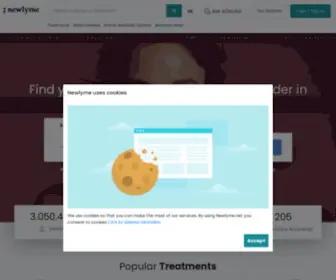 Newlyme.net(Find Your Aesthetic Provider Local or Global) Screenshot
