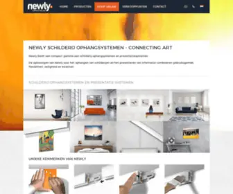 Newlypicturehangingsystems.com(Newly Schilderij ophangsystemen) Screenshot