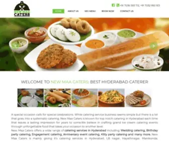 Newmaacaters.com(New Maa Caterer) Screenshot