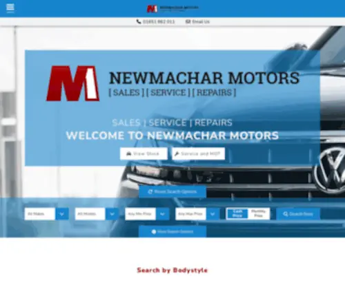 Newmacharmotors.co.uk Screenshot