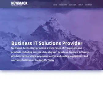 Newmack.com(BUSINESS IT SOLUTIONS PROVIDER) Screenshot